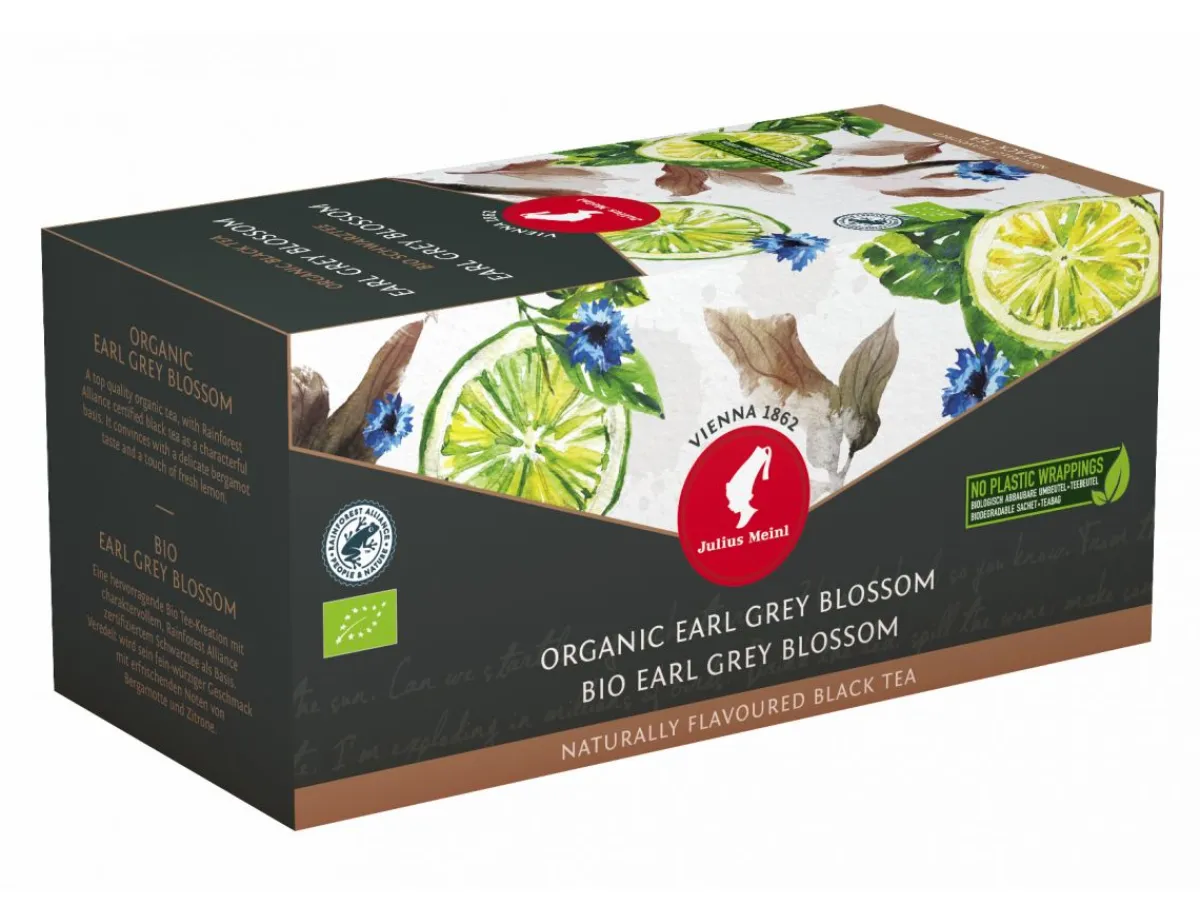 Outlet Earl Grey Blossom - 20 Premium Leafbag Teebeutel Leaf Bags