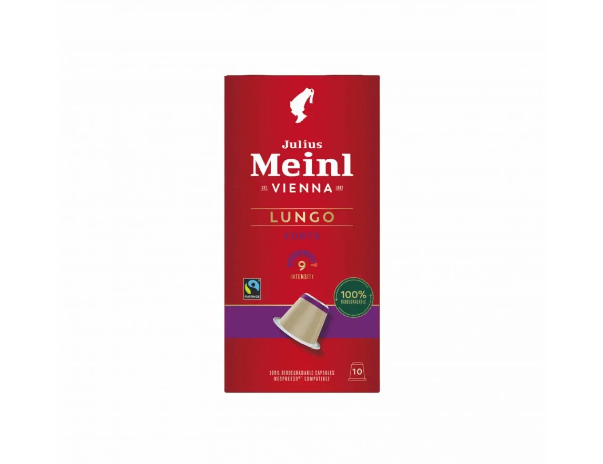 Hot Lungo Forte Biodegradable 10x5.6g Nespresso® Nespresso® Kompatible Kapseln
